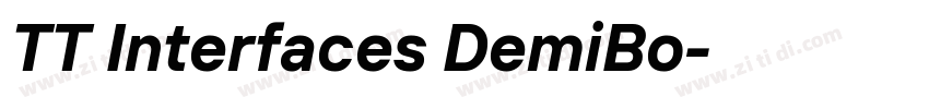 TT Interfaces DemiBo字体转换